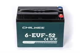 Chilwee 6-EVF-52- Тяговый аккумулятор, GEL 6-EVF-52